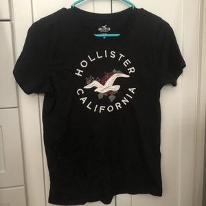 Hollister black slim tee